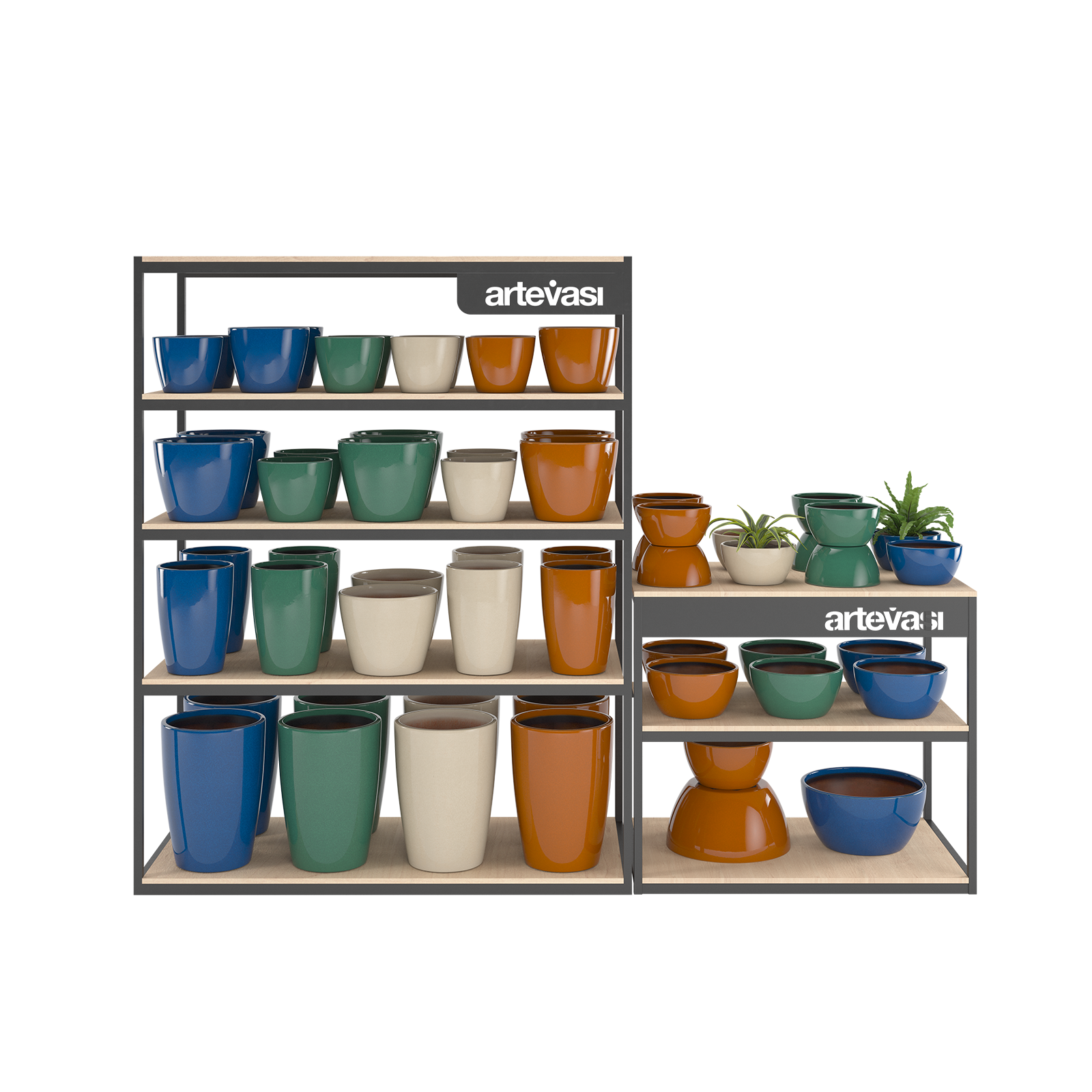 Glazed Terracotta Artevasi Rack